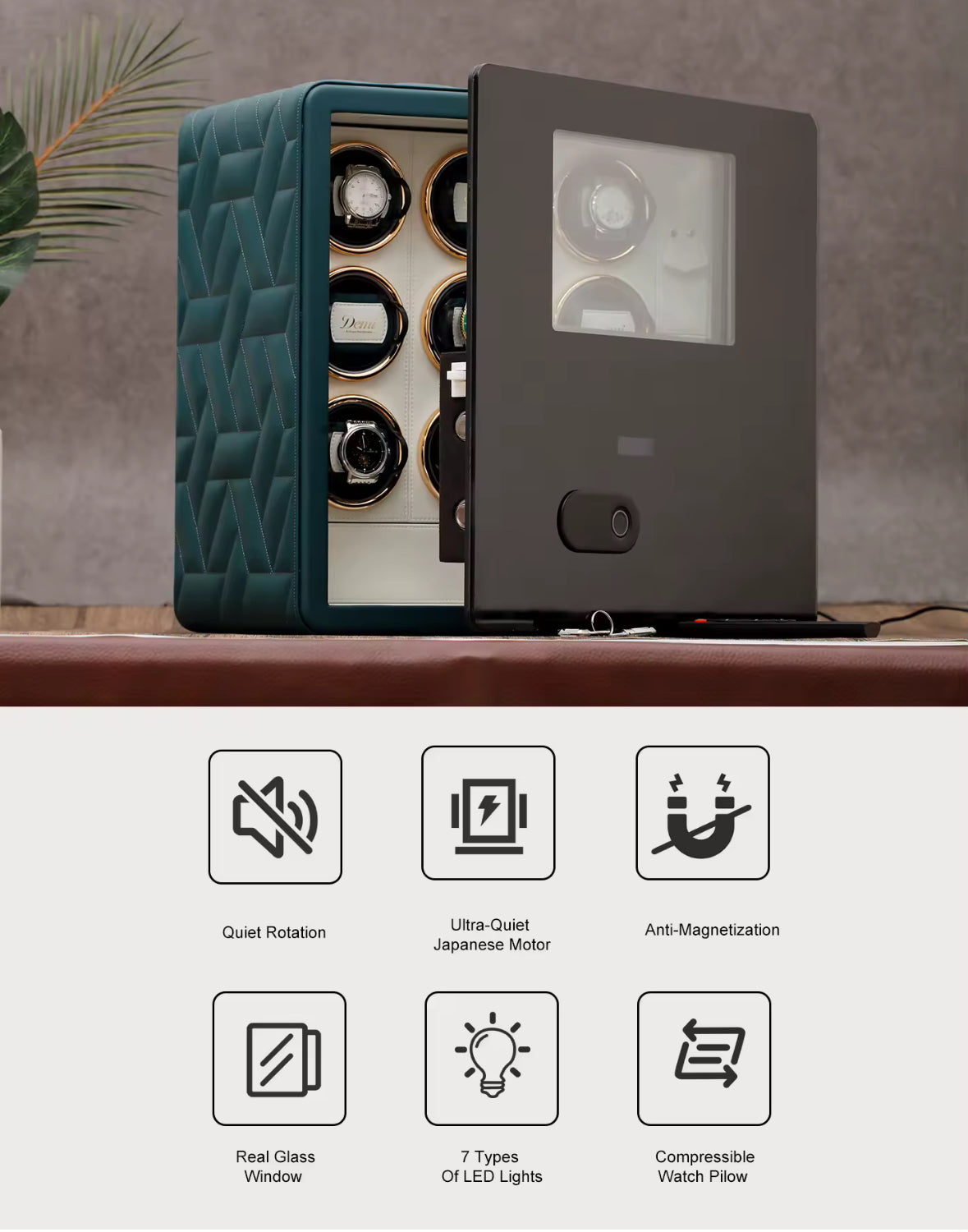 The Royal Watch Safe & Winder
