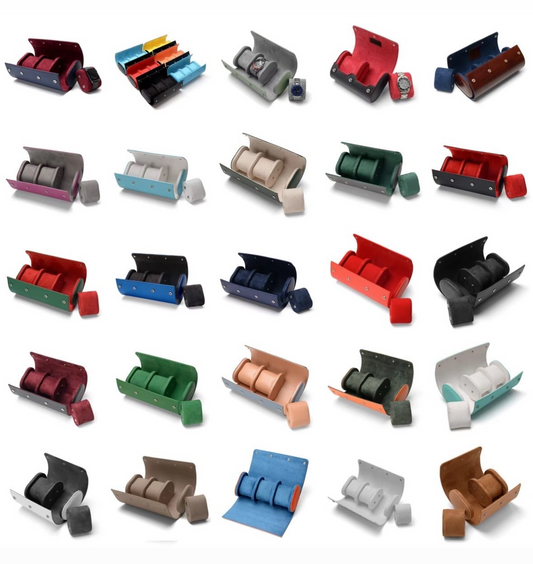 10 Single Watch Rolls With Logo